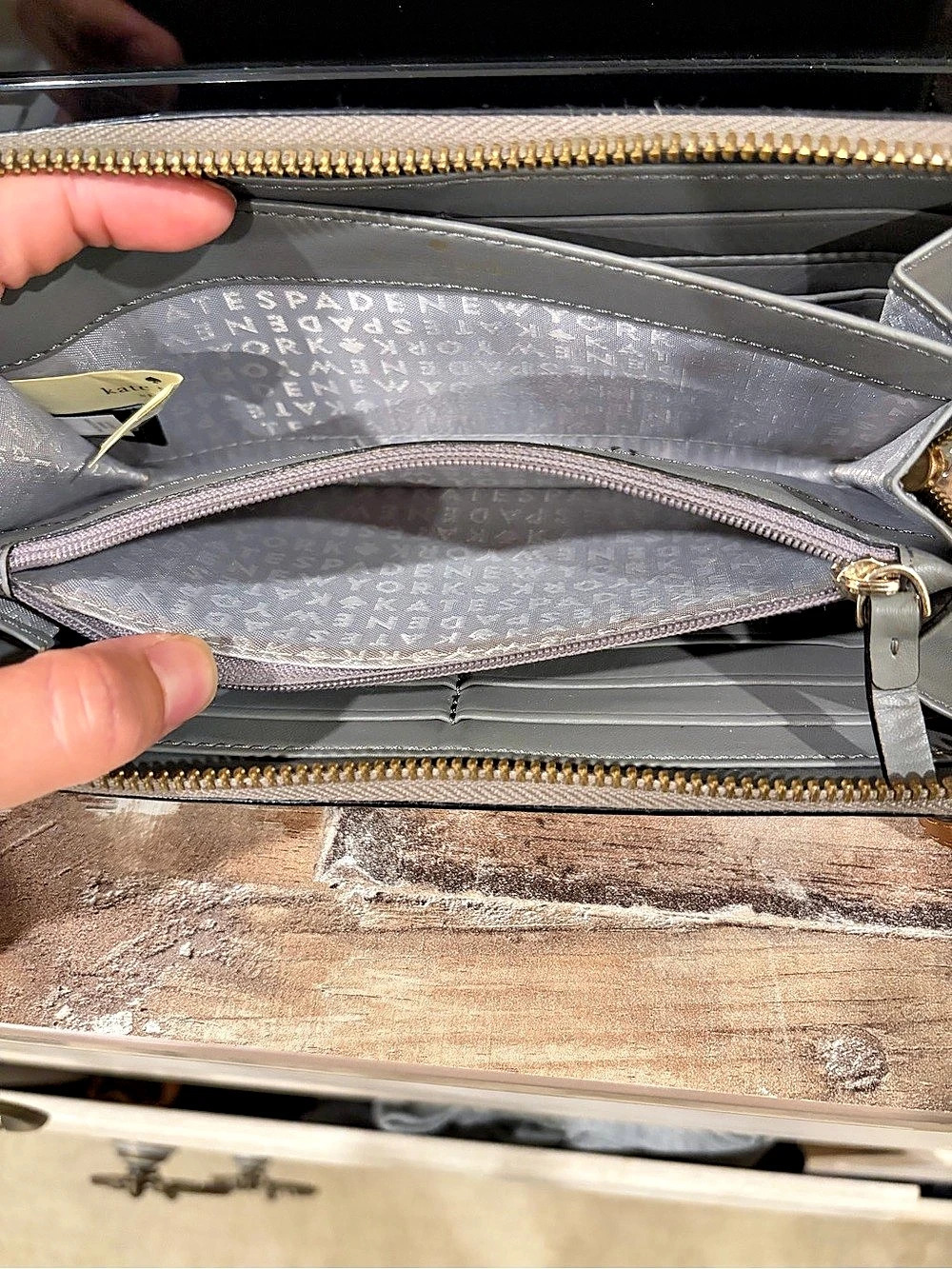 Kate Spade Gray Wallet - Picture 5 of 12